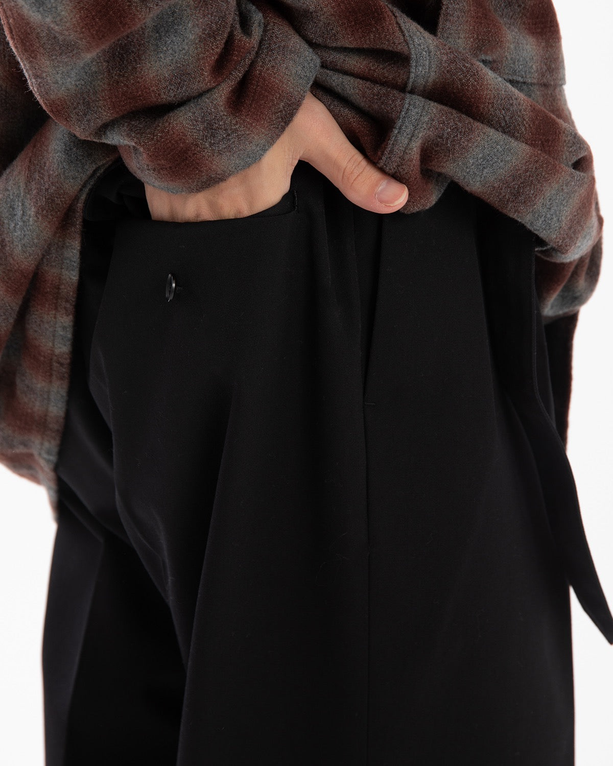 WOOL COTTON CHINO RIVIERA PANTS