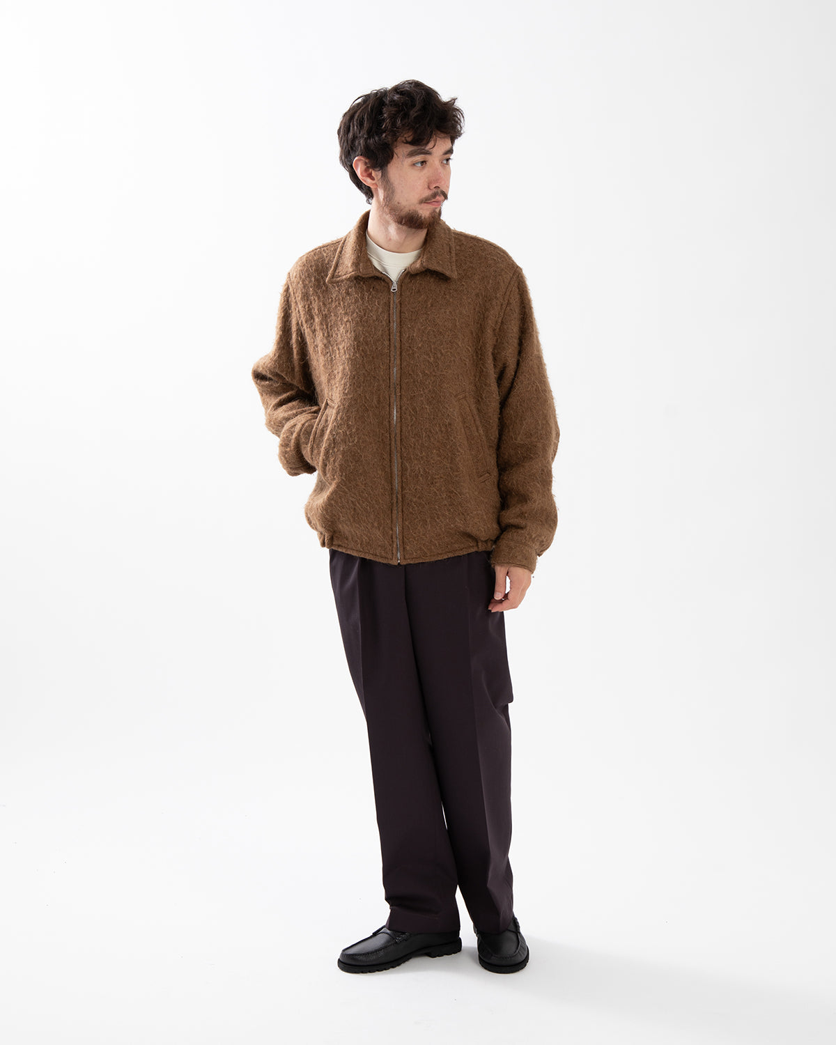 WOOL COTTON CHINO RIVIERA PANTS