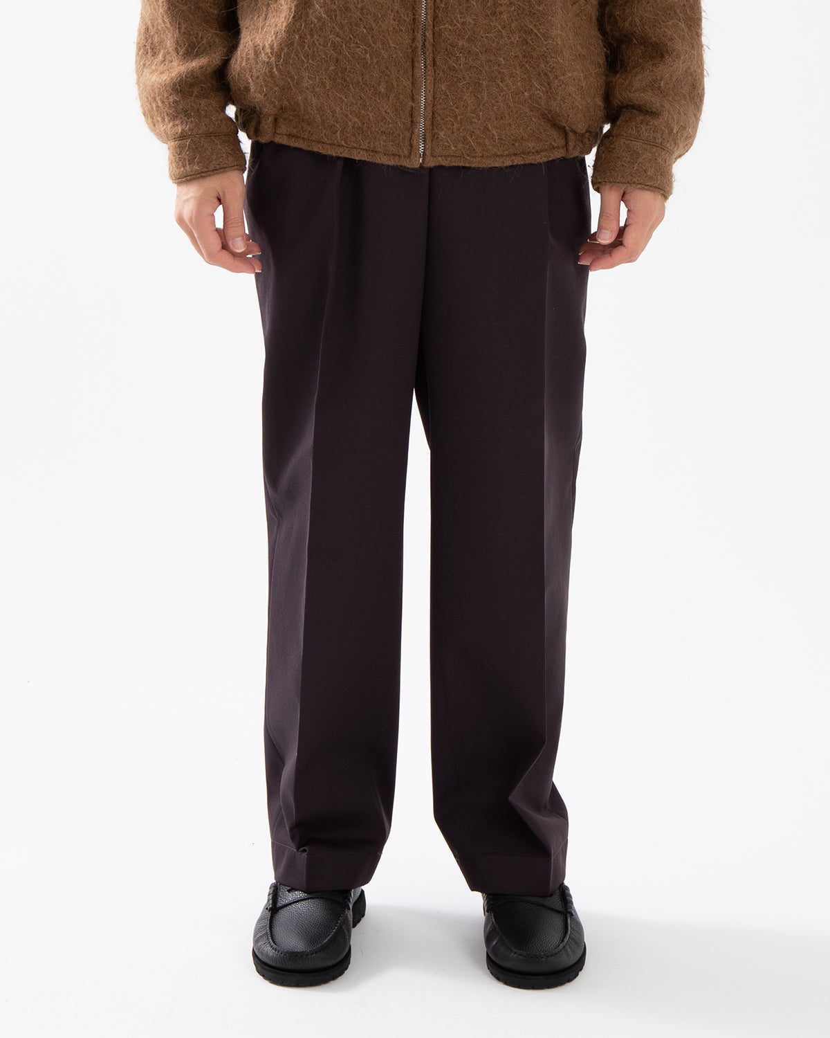 WOOL COTTON CHINO RIVIERA PANTS