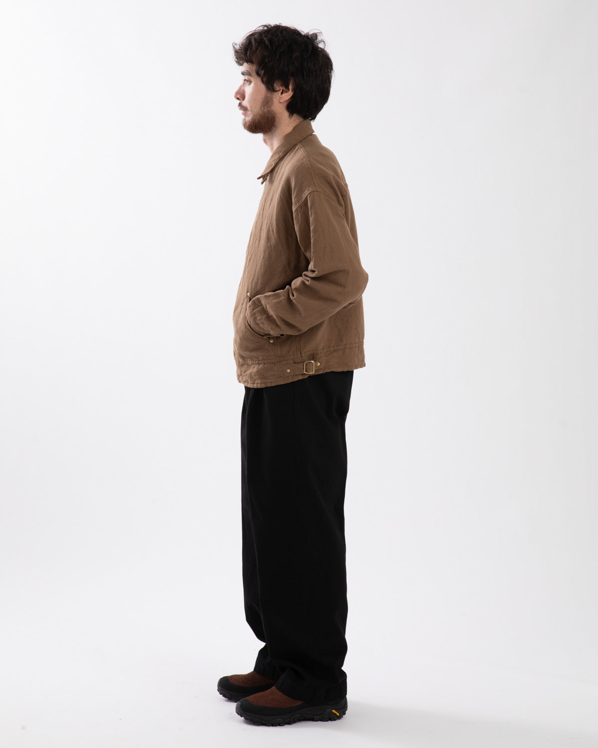 DYED DENIM RIVIERA PANTS