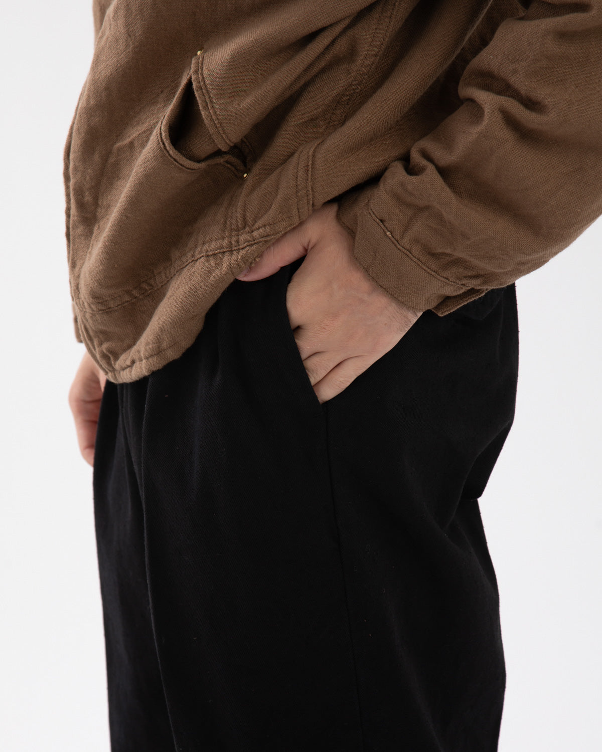 DYED DENIM RIVIERA PANTS