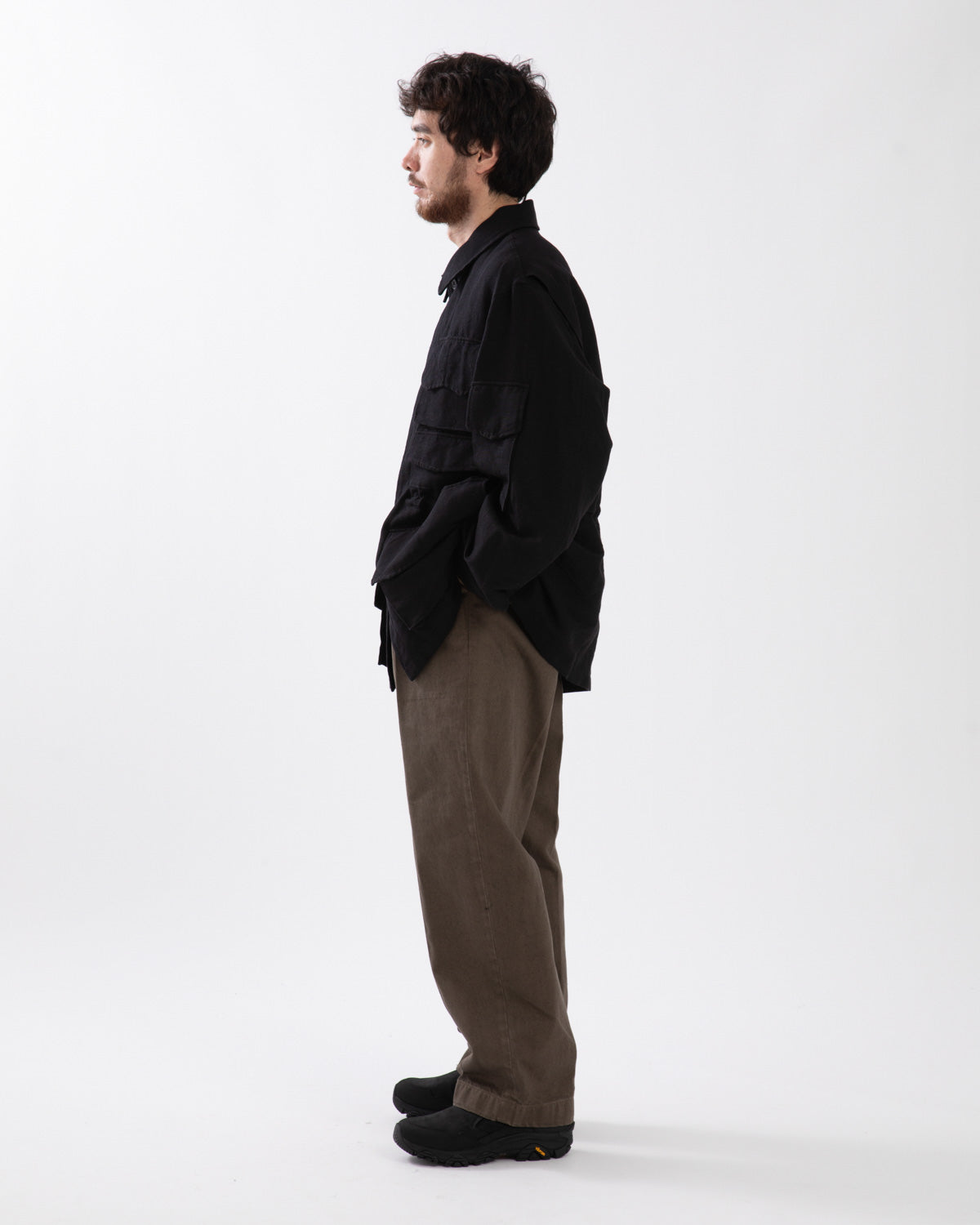 DYED DENIM RIVIERA PANTS