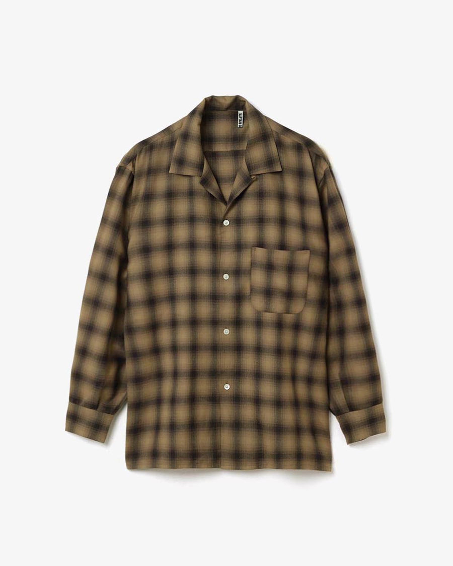 トップス SEE SEE WOOL SNAP SHIRTS SEE SEE WOOL SNAP SHIRTSNAVY seesee
