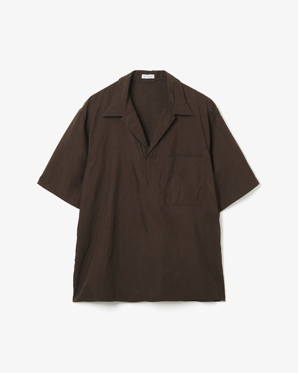 SILK PULLOVER SS SHIRT