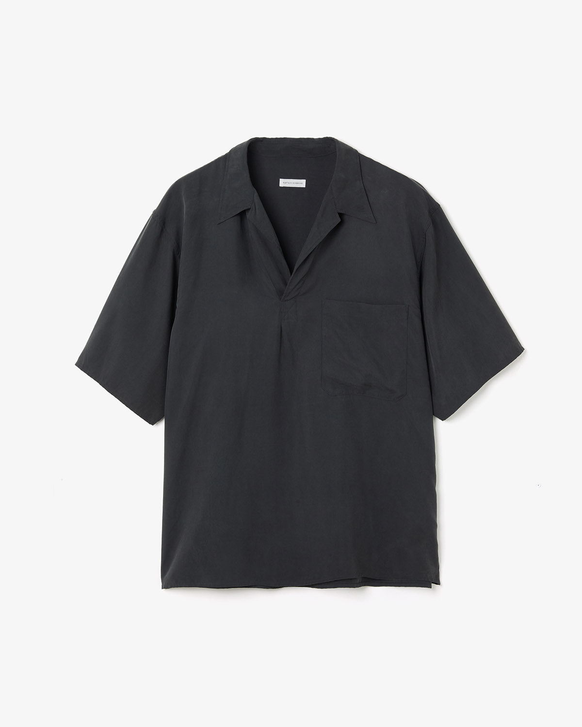 SILK PULLOVER SS SHIRT