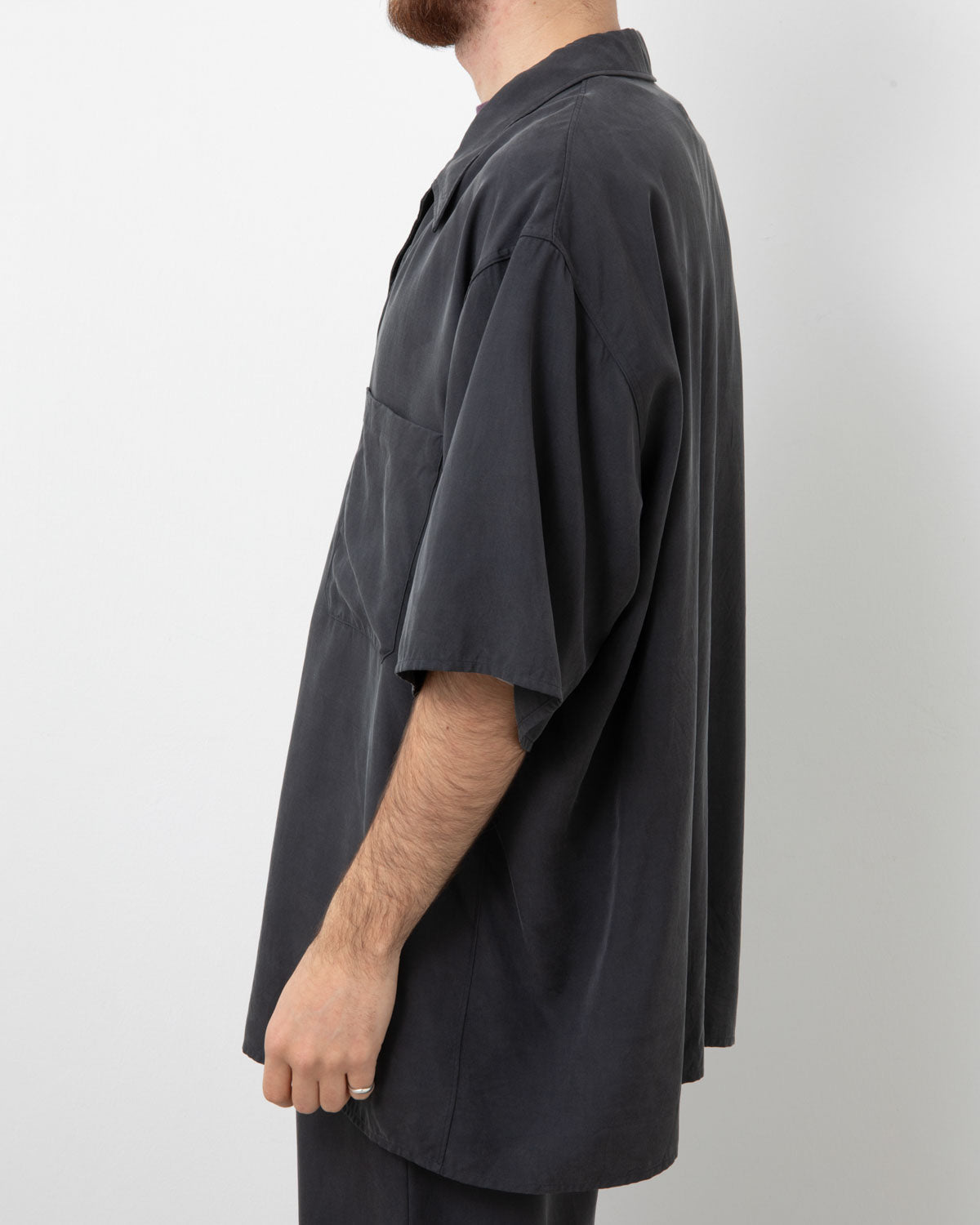 SILK PULLOVER SS SHIRT