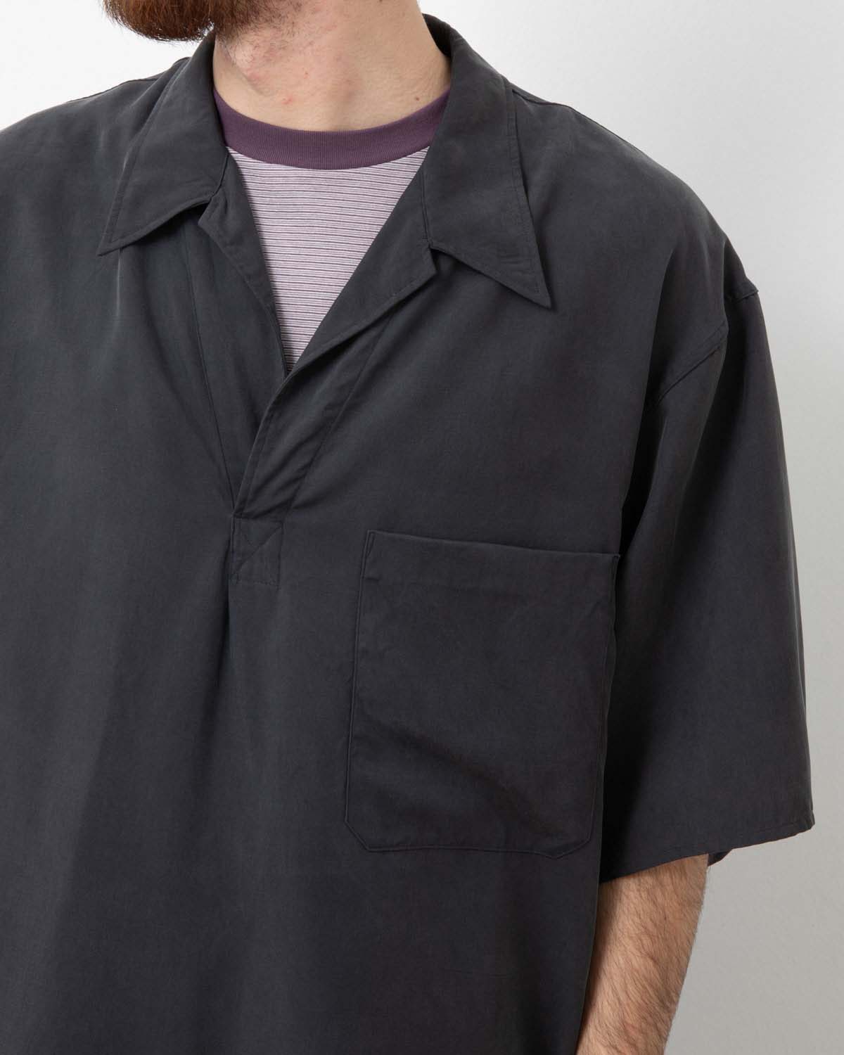 SILK PULLOVER SS SHIRT