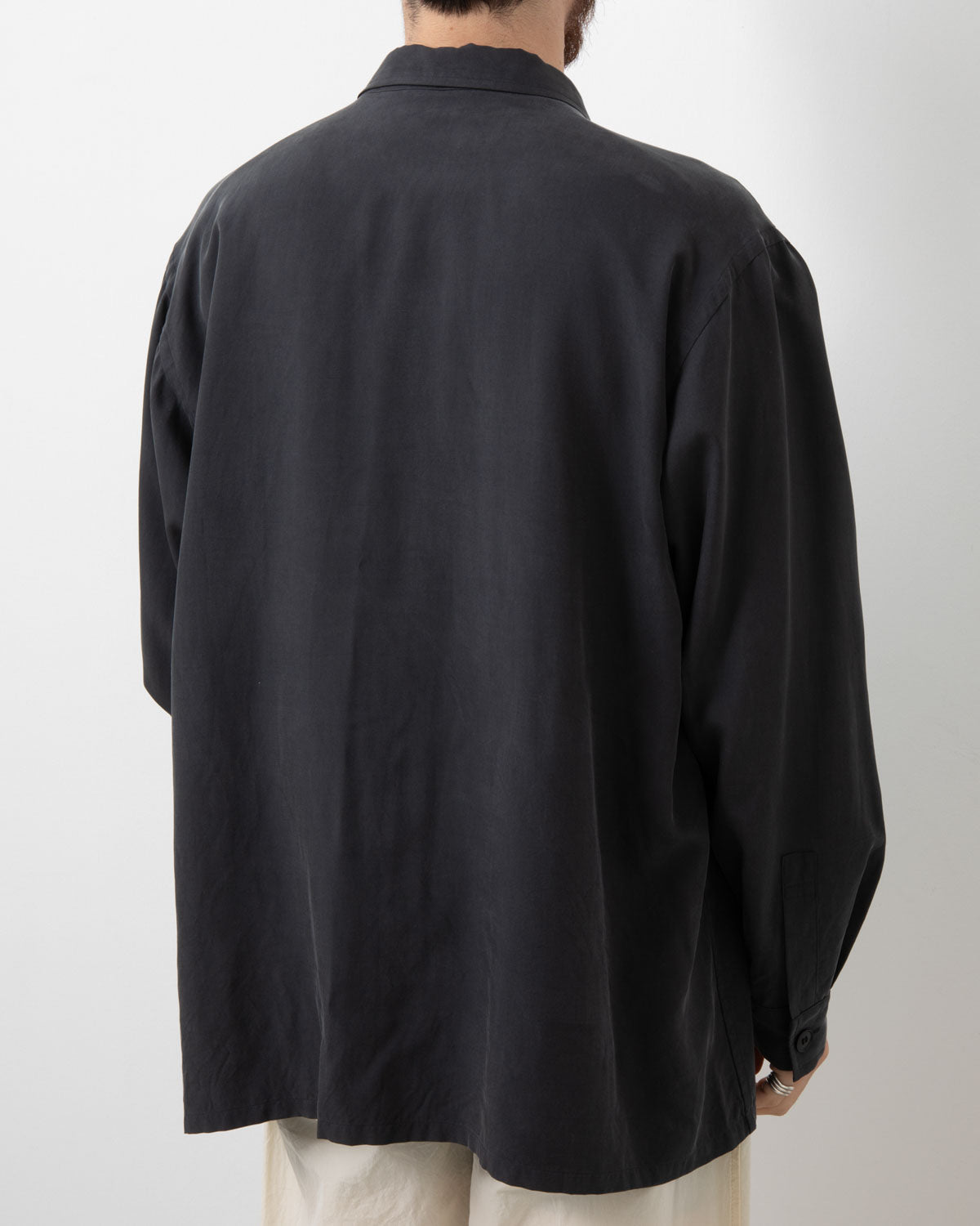 SILK MILITARY SHIRT JACKET