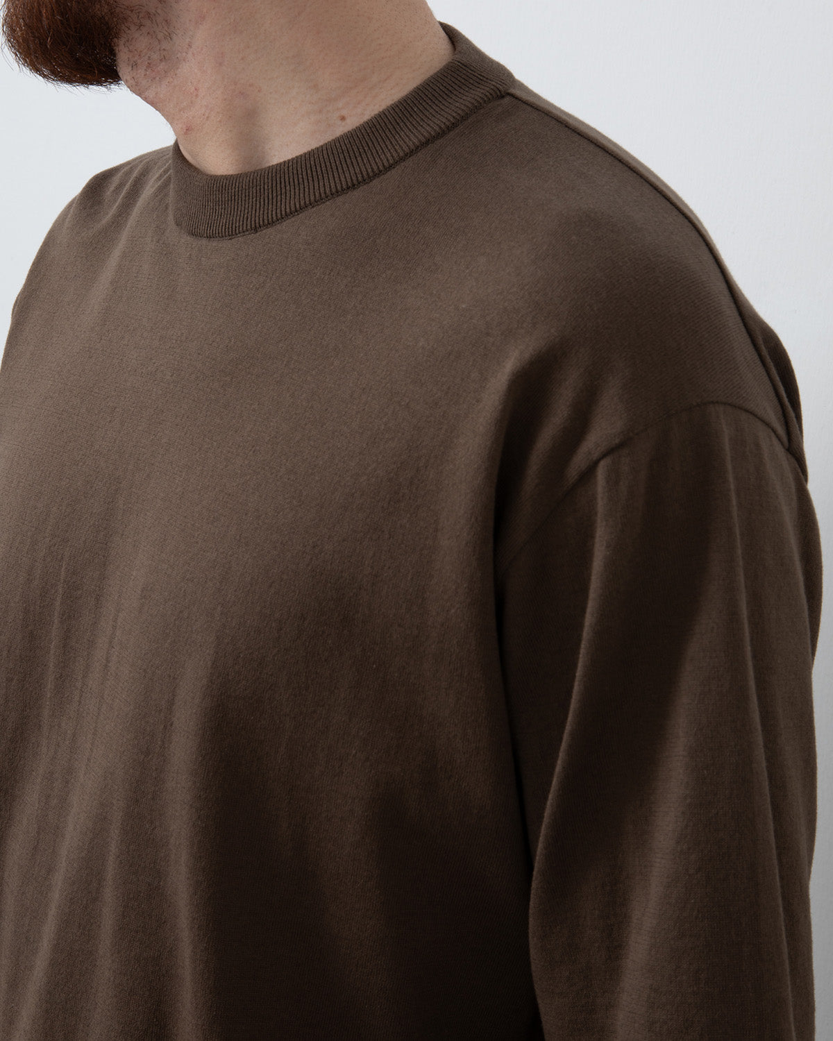 COTTON KNIT HIGH-GAUGE TEE