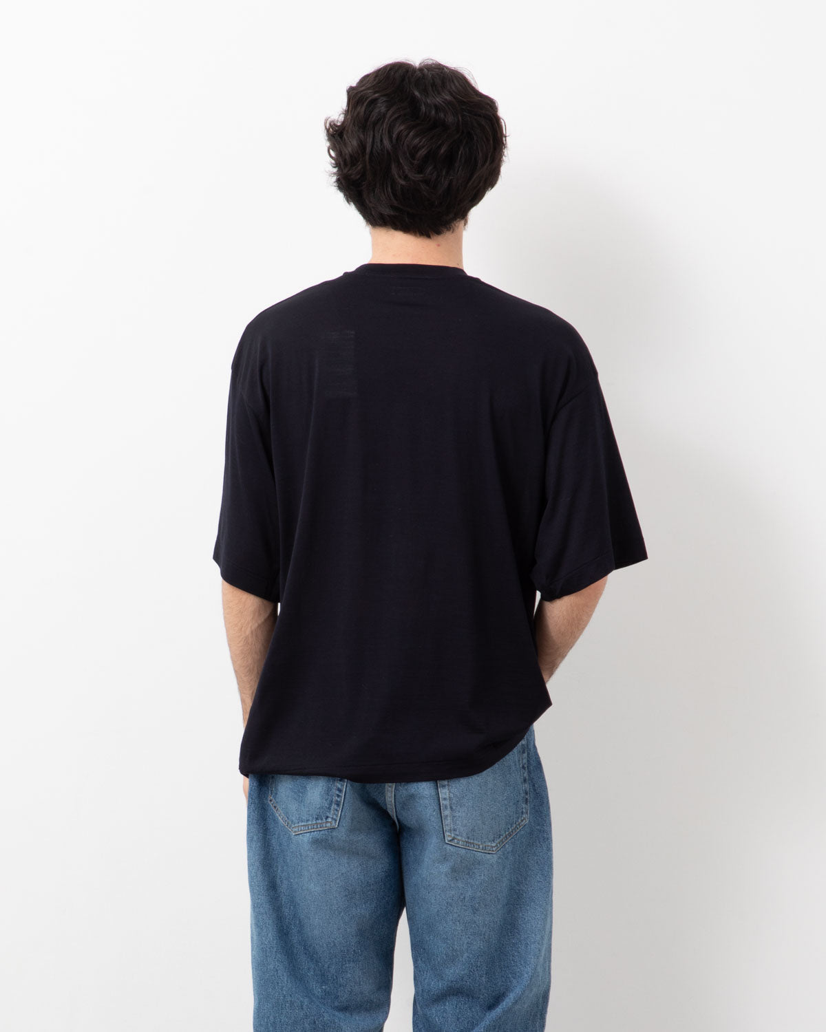 ALL SILK HALF-SLEEVE TEE