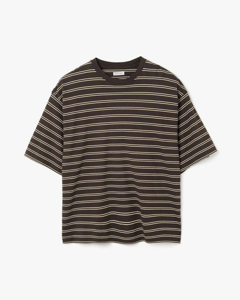 HARD TWISTED STRIPE JERSEY HALF-SLEEVE TEE – COVERCHORD