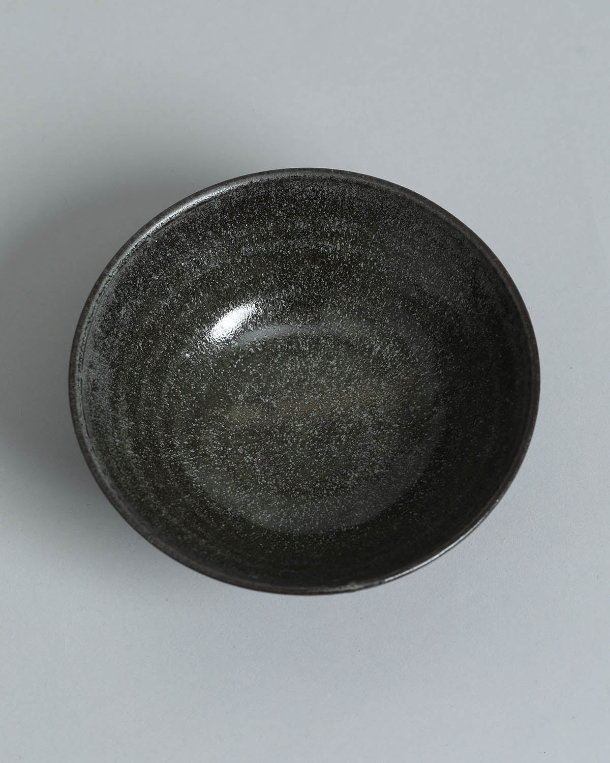 RICE BOWL M - LINE PATTERN BLUE BLACK