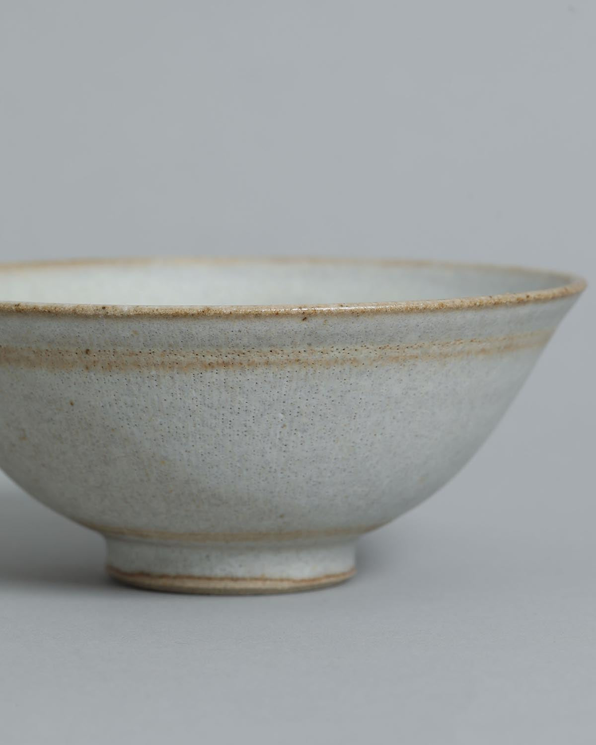 RICE BOWL M - LINE PATTERN WHITE