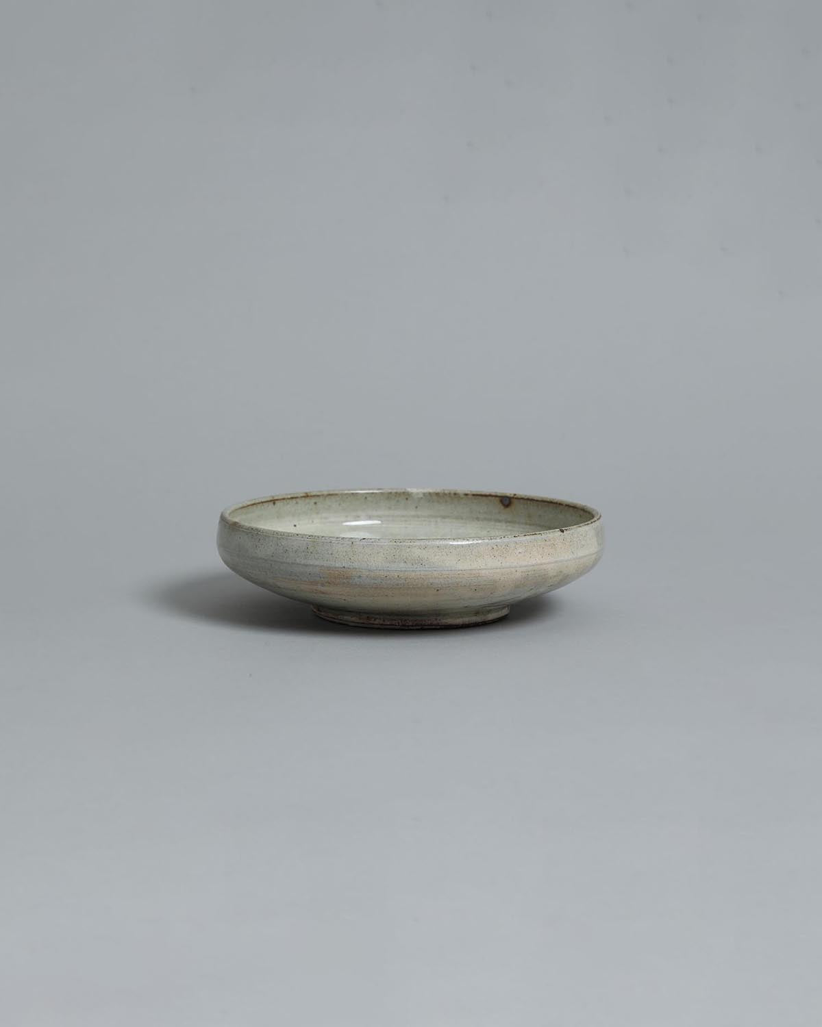 5-INCH FLAT BOWL - ASH GLAZE