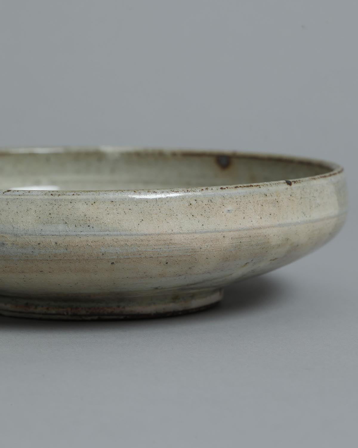 5-INCH FLAT BOWL - ASH GLAZE