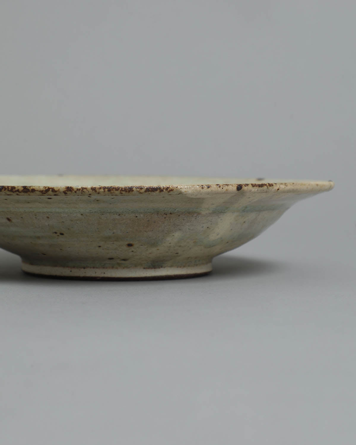 6-INCH DEEP RIM PLATE - ASH GLAZE