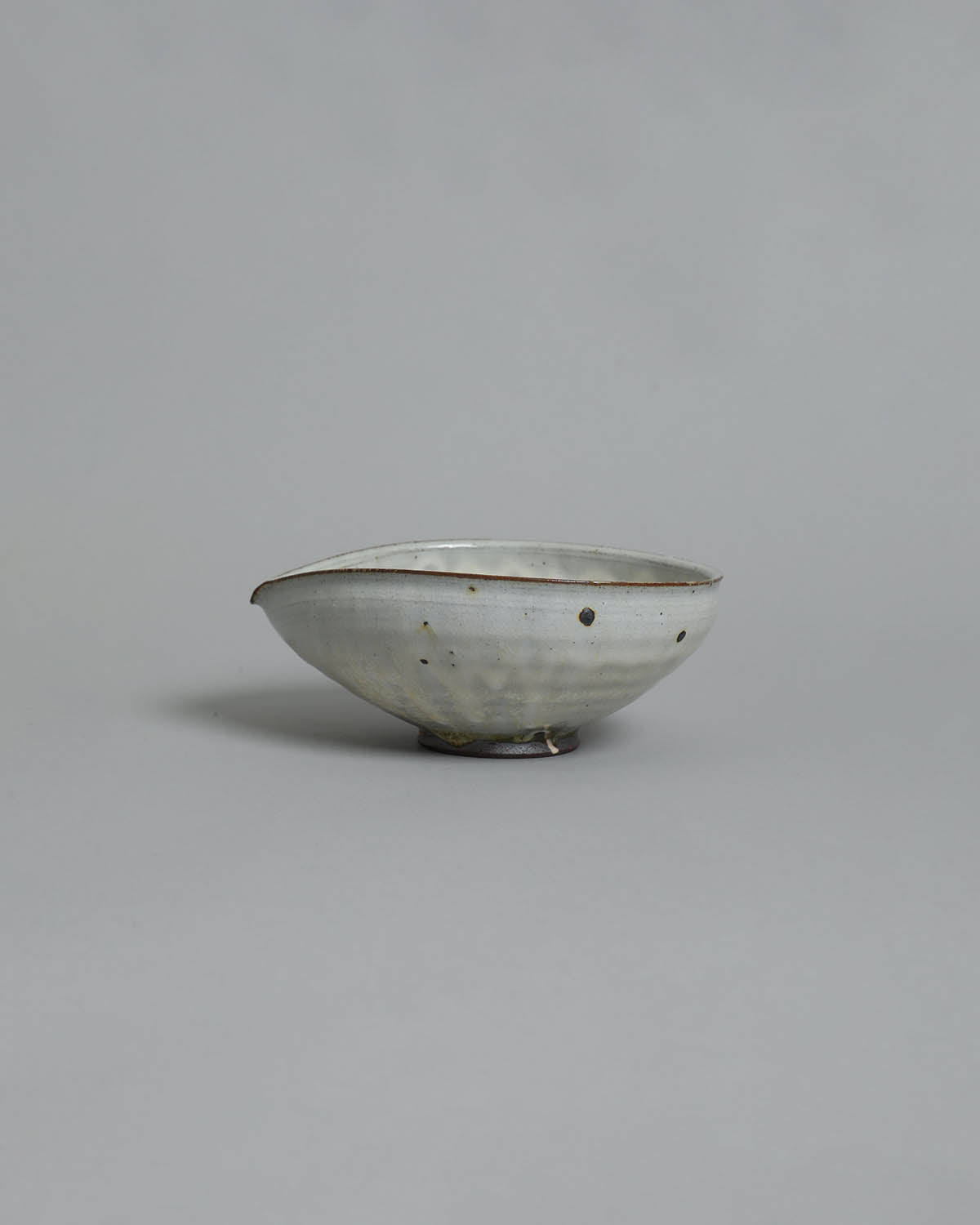 5-INCH KATAKUCHI BOWL - WHITE GLAZE