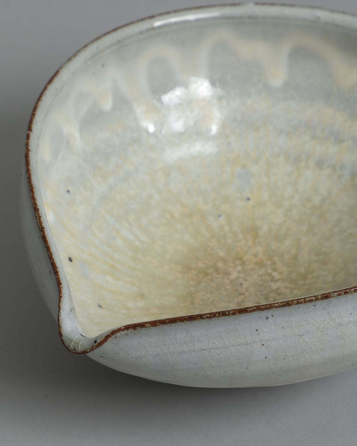 5-INCH KATAKUCHI BOWL - WHITE GLAZE