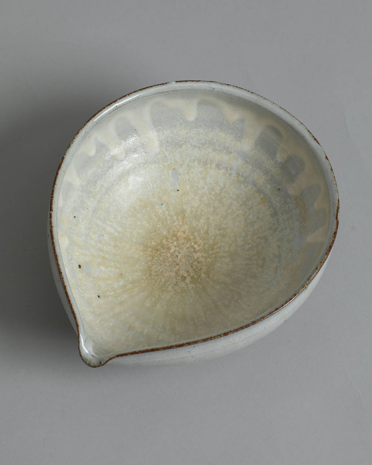 5-INCH KATAKUCHI BOWL - WHITE GLAZE