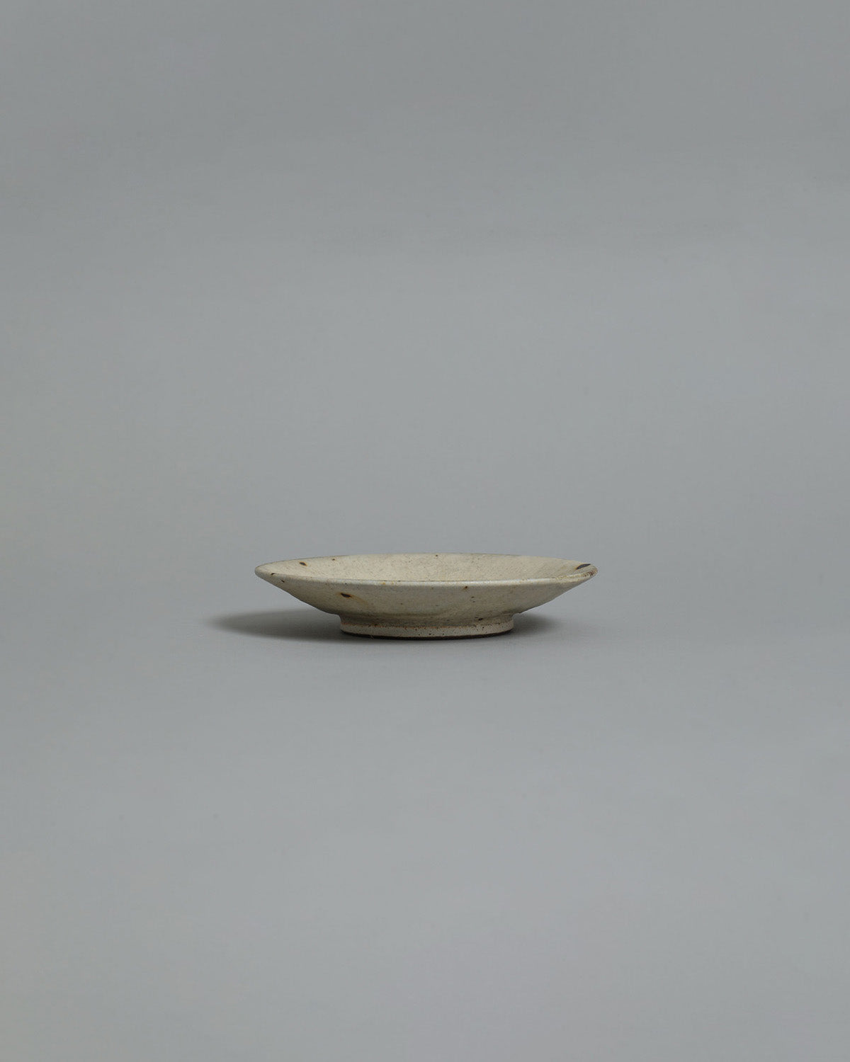 4-INCH PLATE - ASH GLAZE