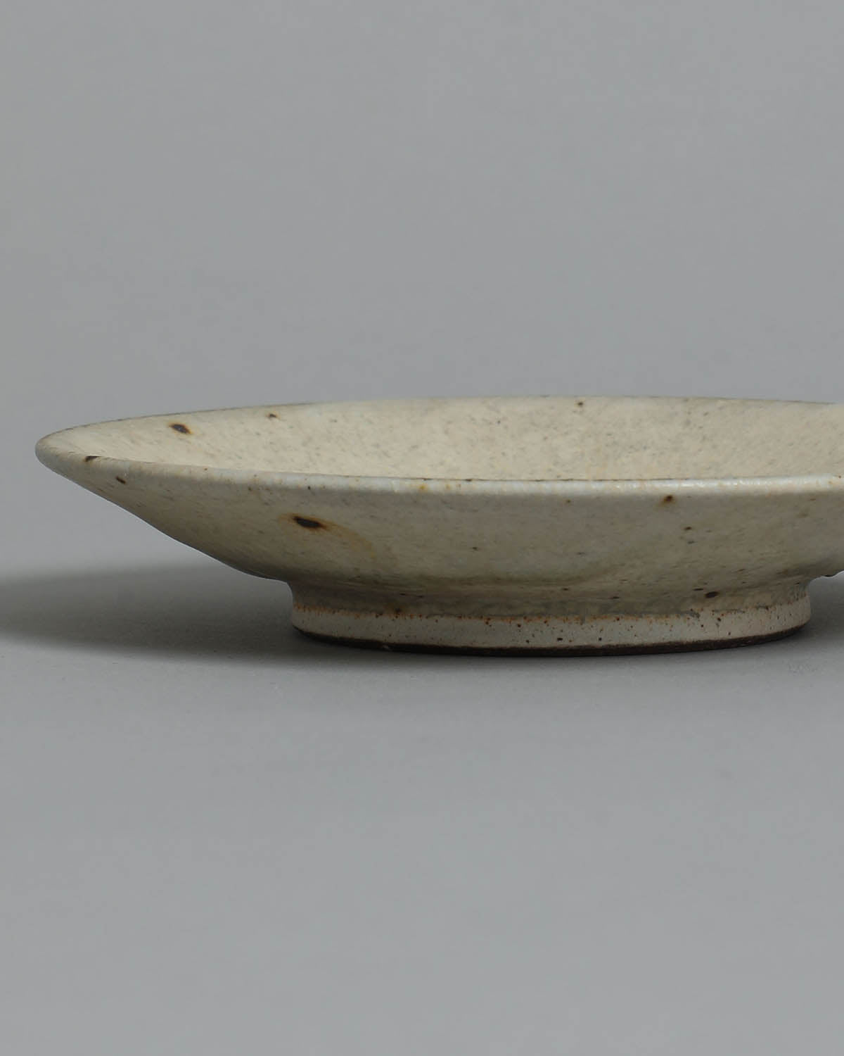 4-INCH PLATE - ASH GLAZE