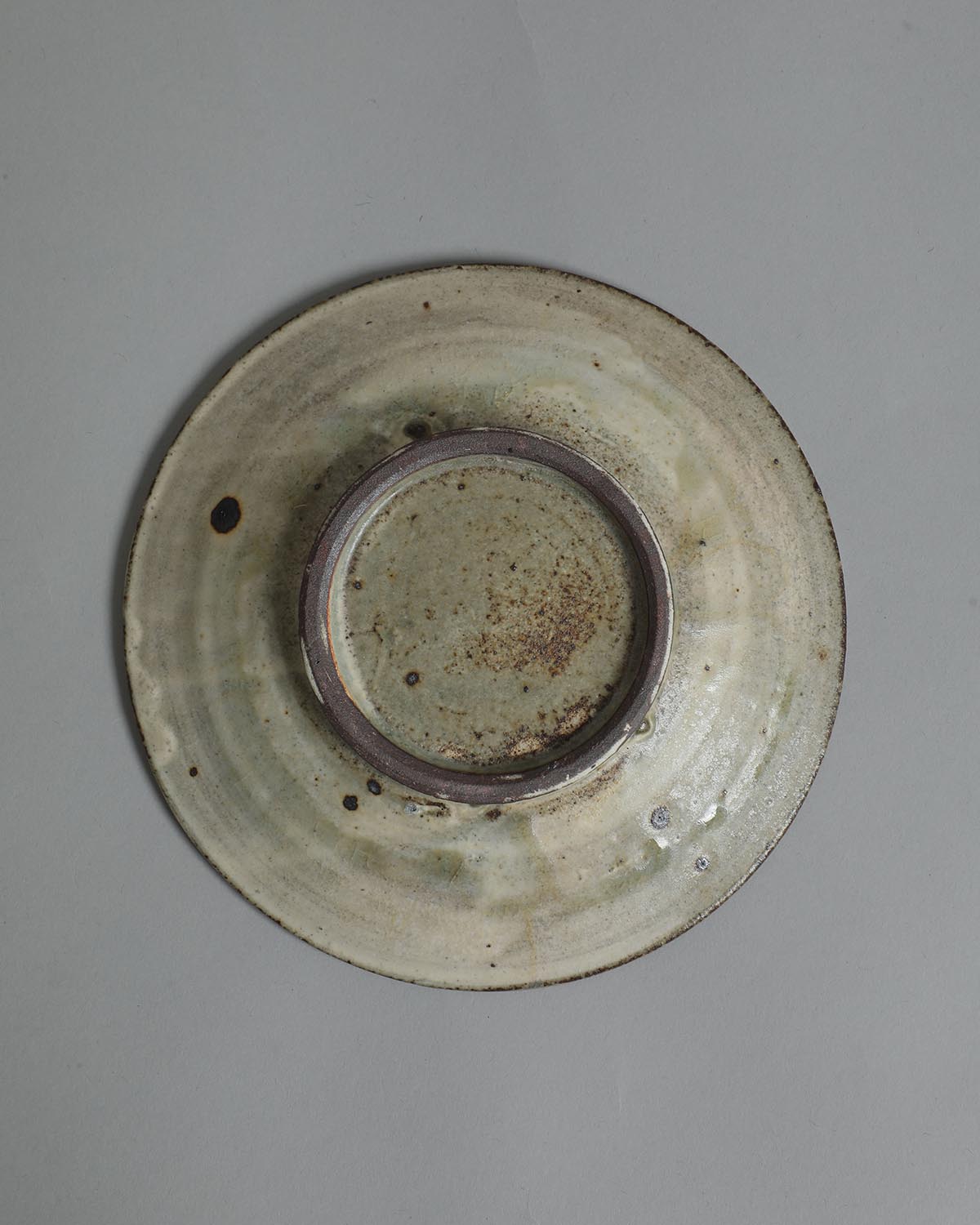 5-INCH PLATE - ASH GLAZE