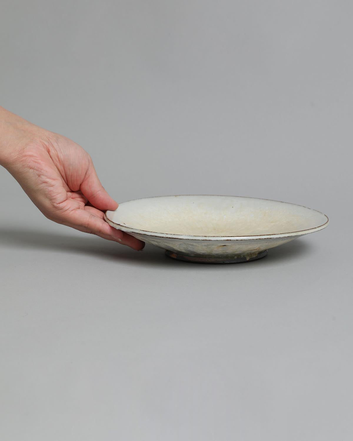 7-INCH PLATE - WHITE GLAZE