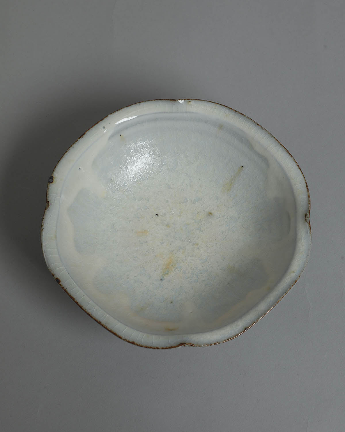 4.5-INCH SQUARE BOWL - WHITE GLAZE