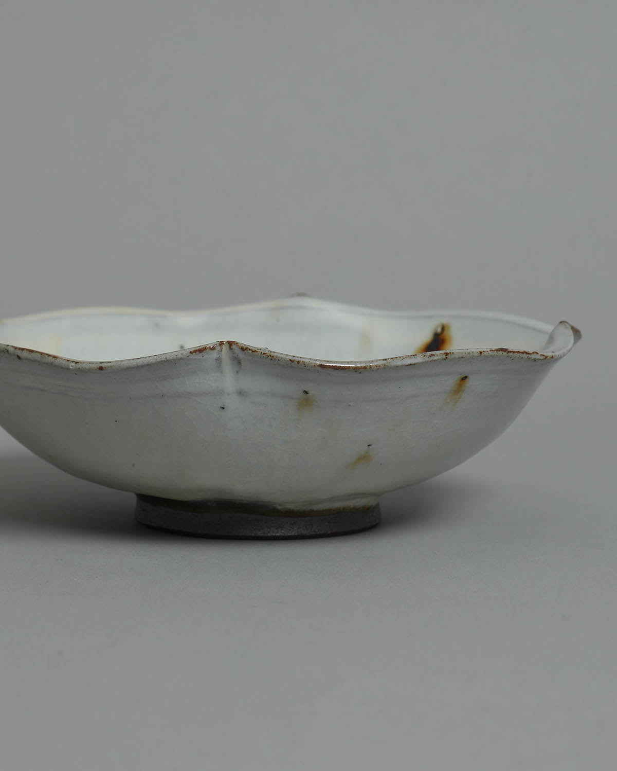 5-INCH SQUARE BOWL - WHITE GLAZE