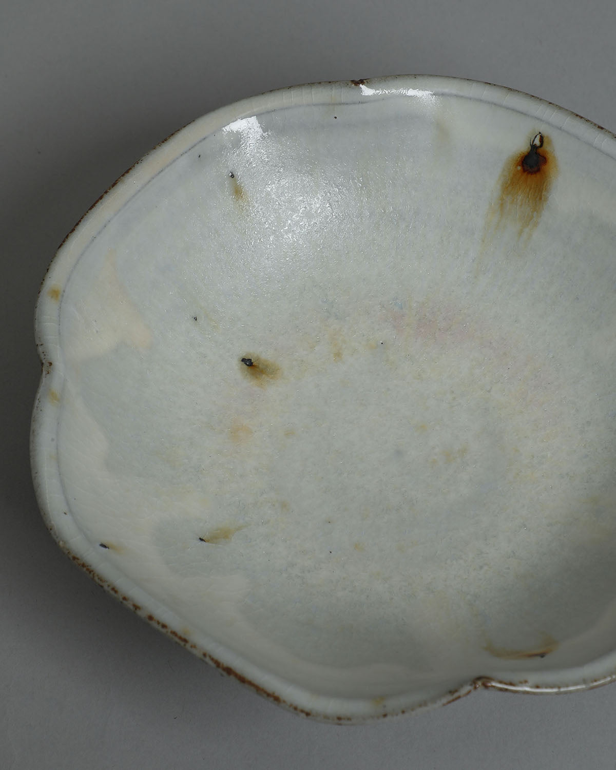 5-INCH SQUARE BOWL - WHITE GLAZE