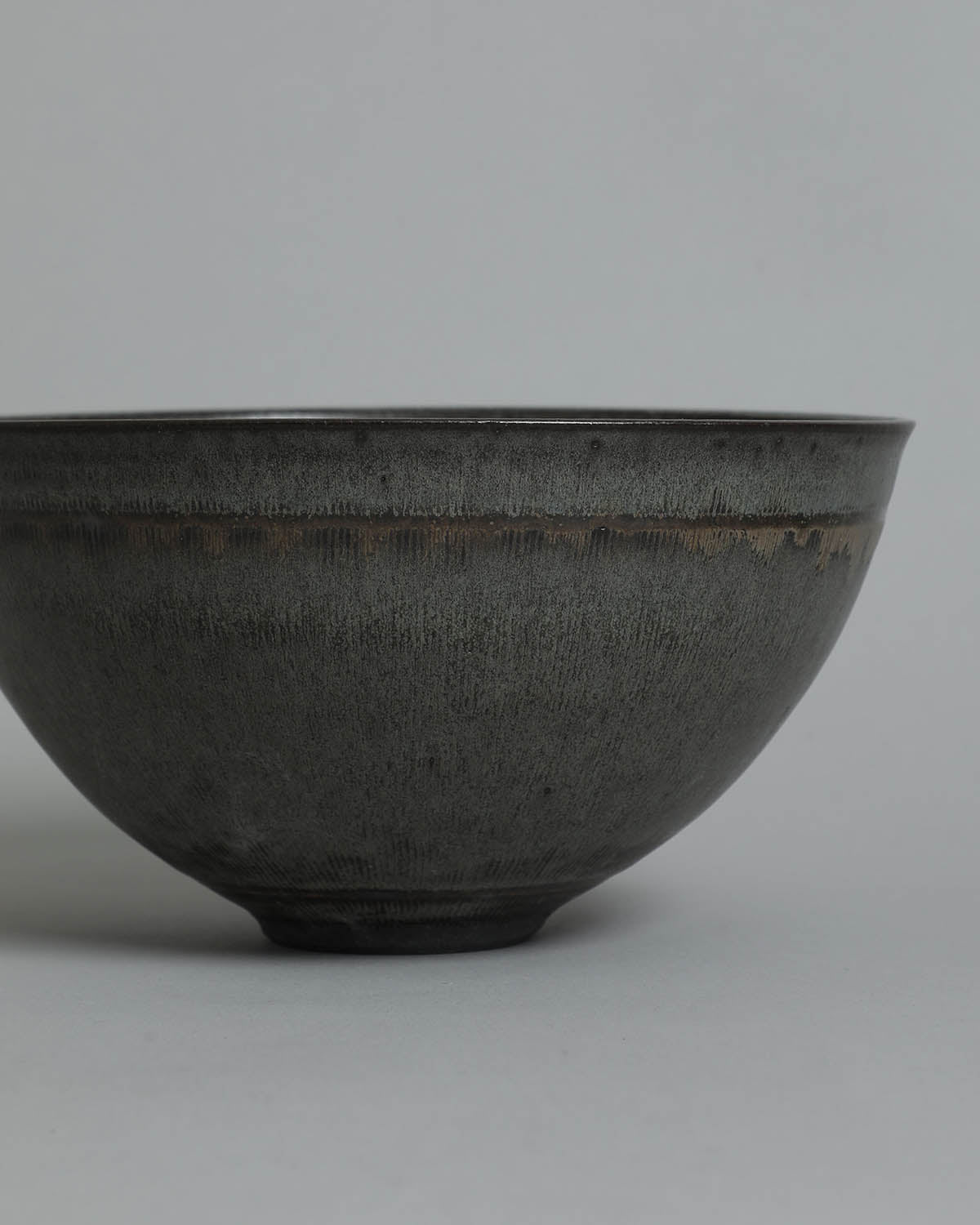 DEEP BOWL - LINE PATTERN BLUE BLACK