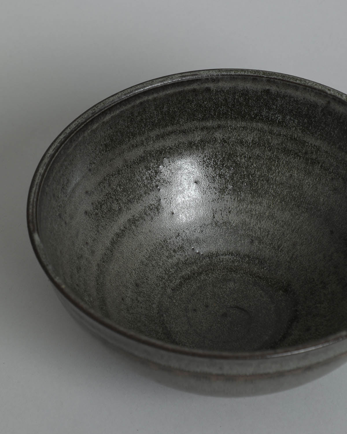 DEEP BOWL - LINE PATTERN BLUE BLACK