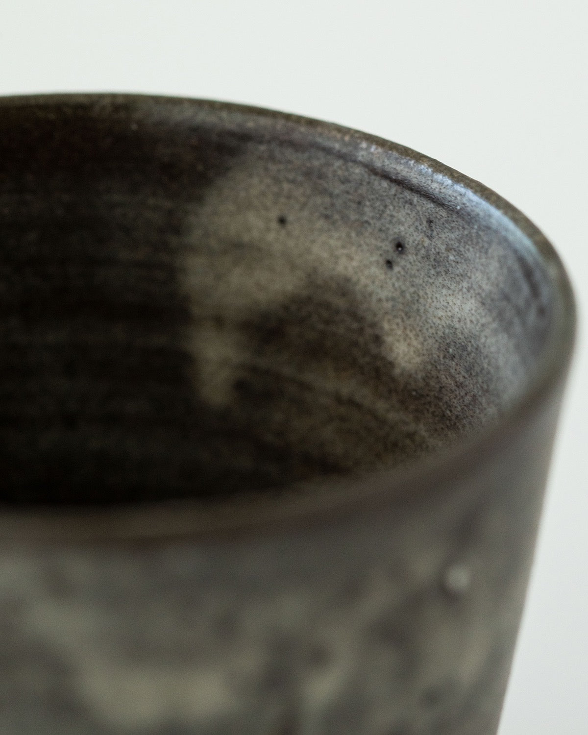 そば猪口カップ M - HAZY BLACK