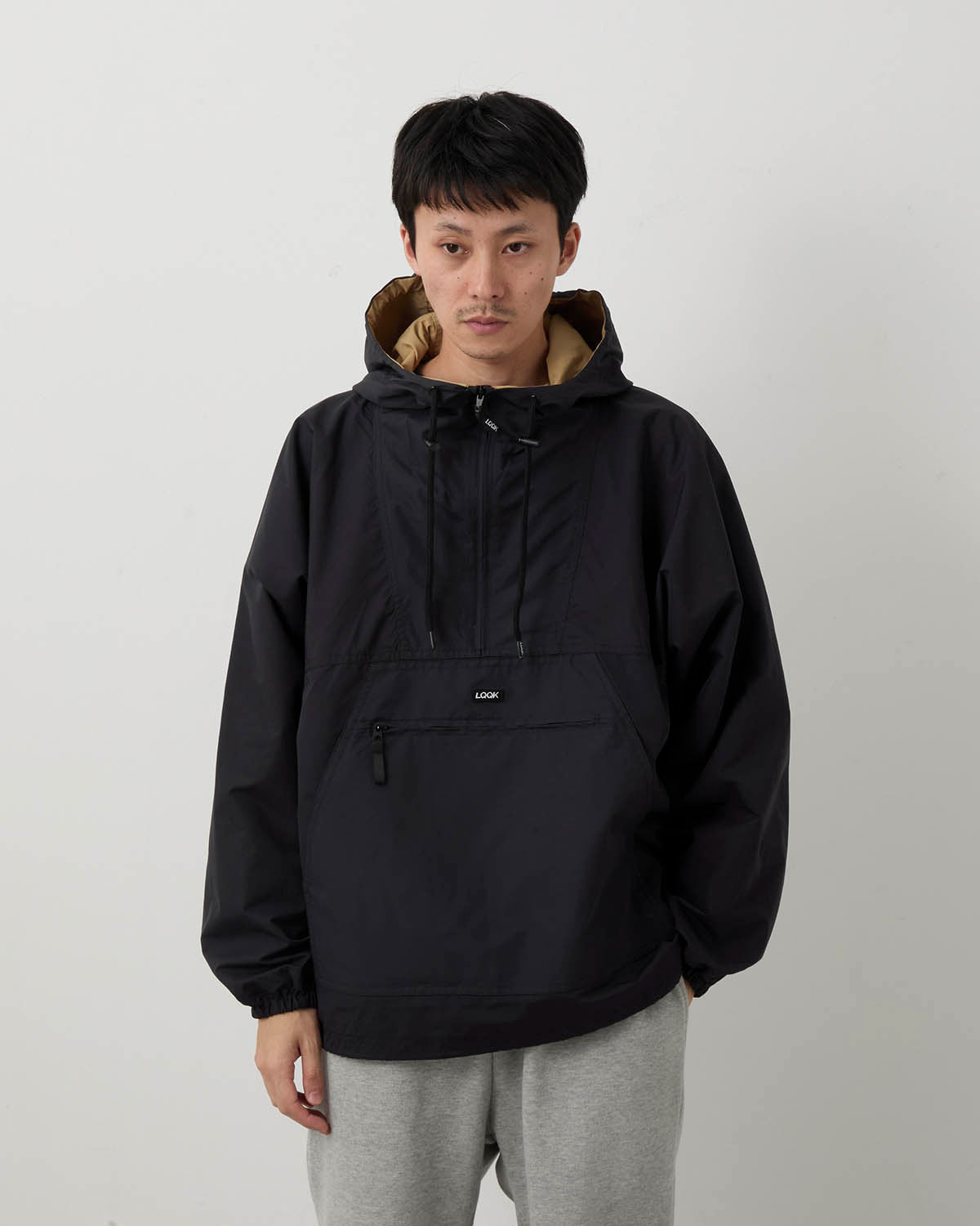 NYLON ANORAK HOODIE