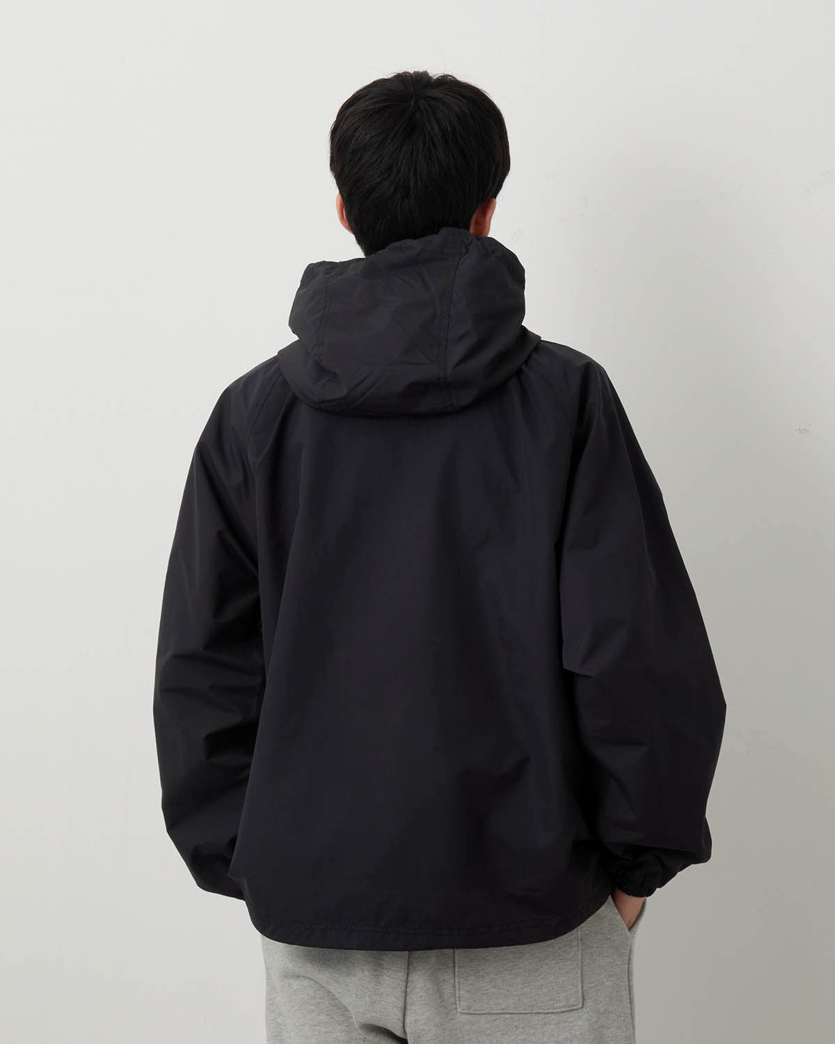 NYLON ANORAK HOODIE