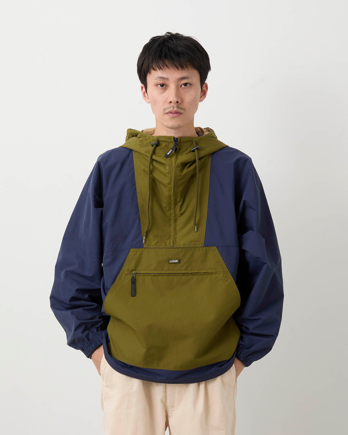 NYLON ANORAK HOODIE