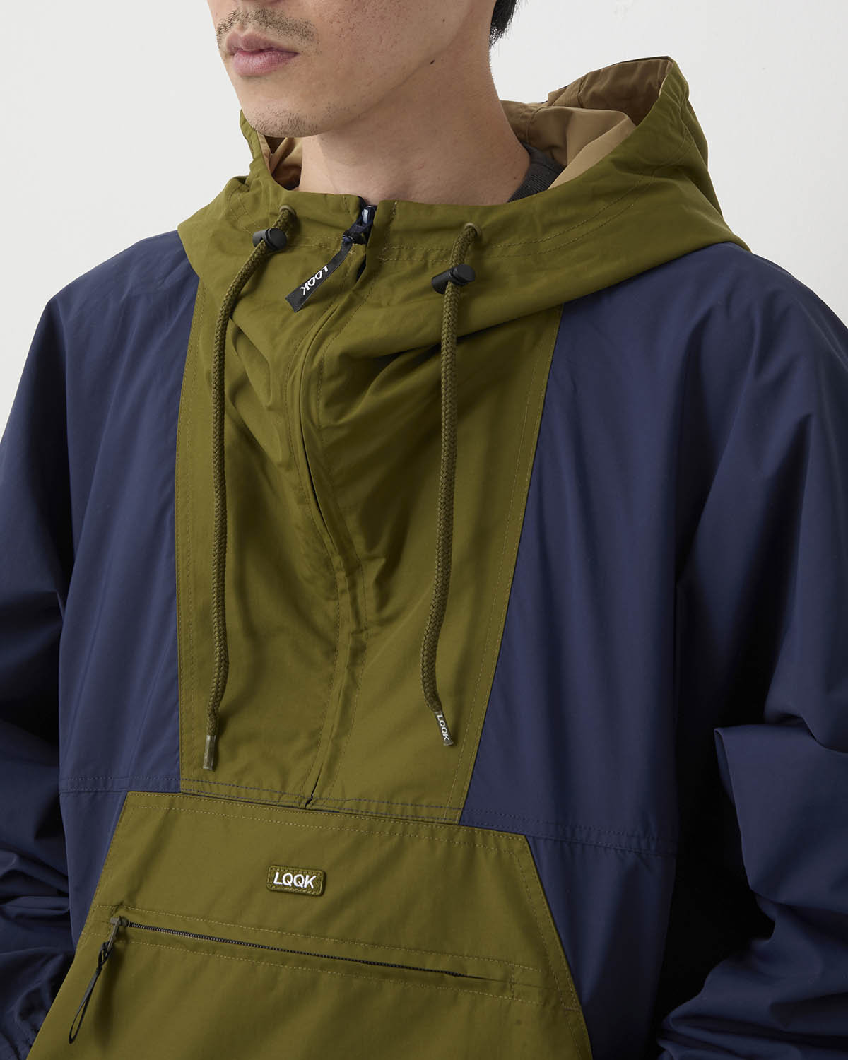 NYLON ANORAK HOODIE