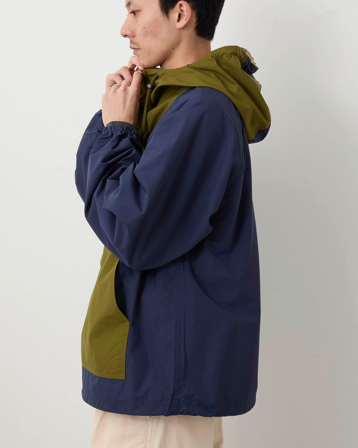 NYLON ANORAK HOODIE