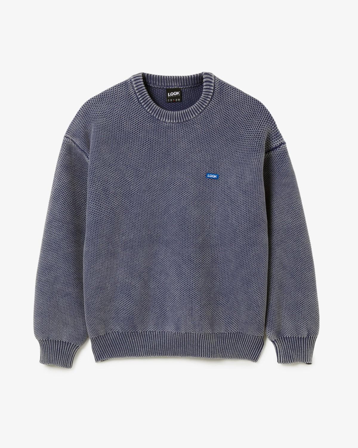 WAFFLE KNIT CREW