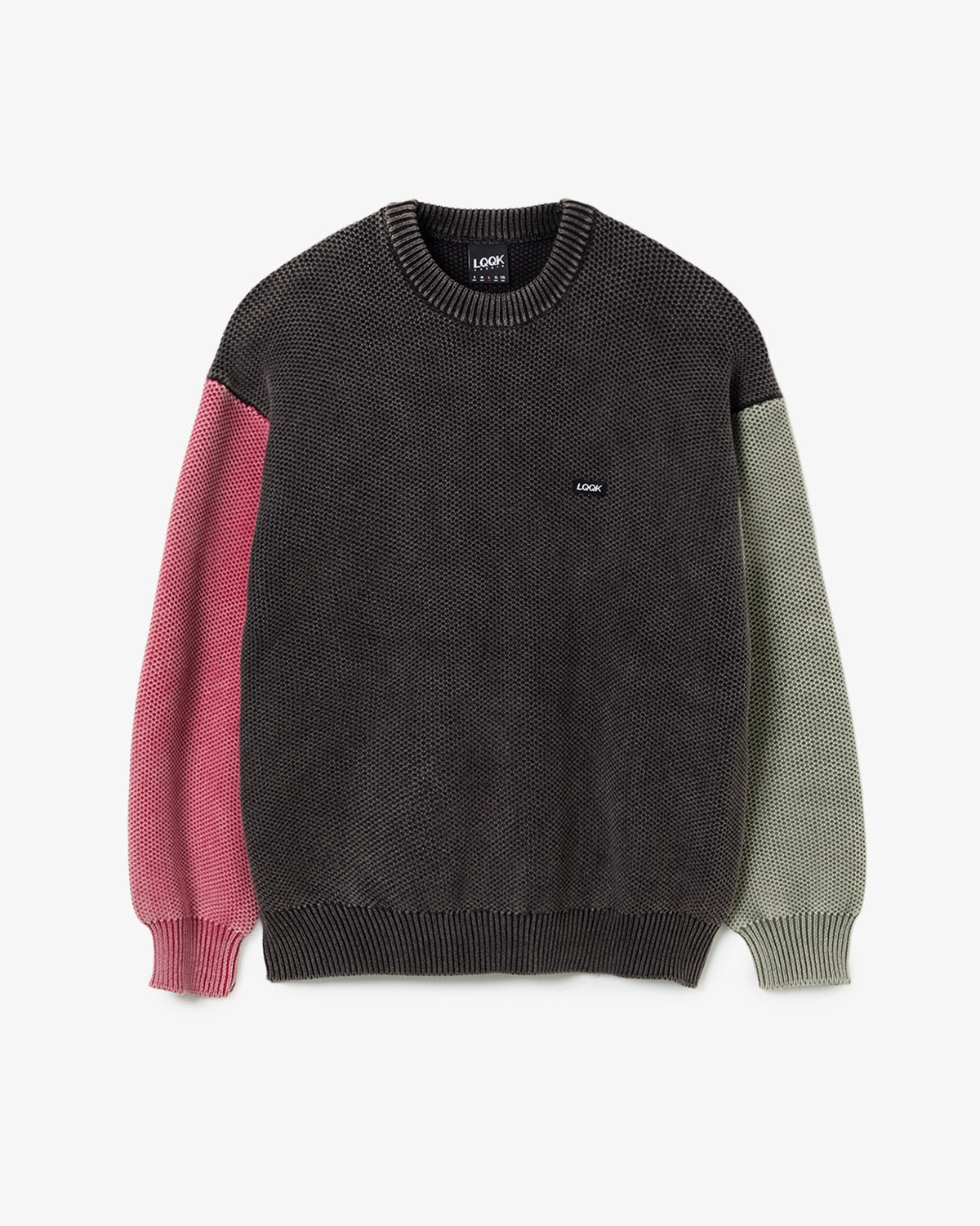 WAFFLE KNIT CREW