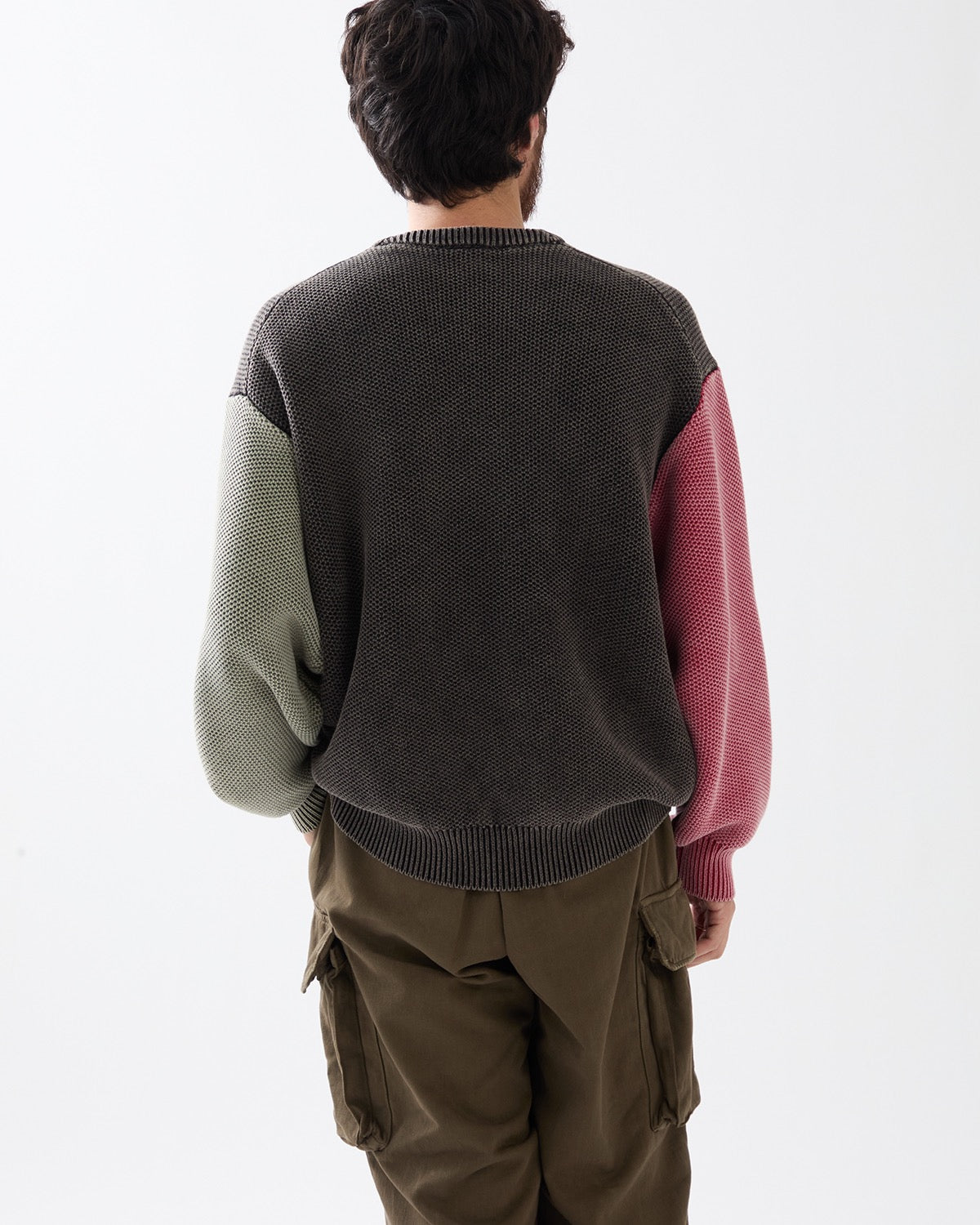 WAFFLE KNIT CREW