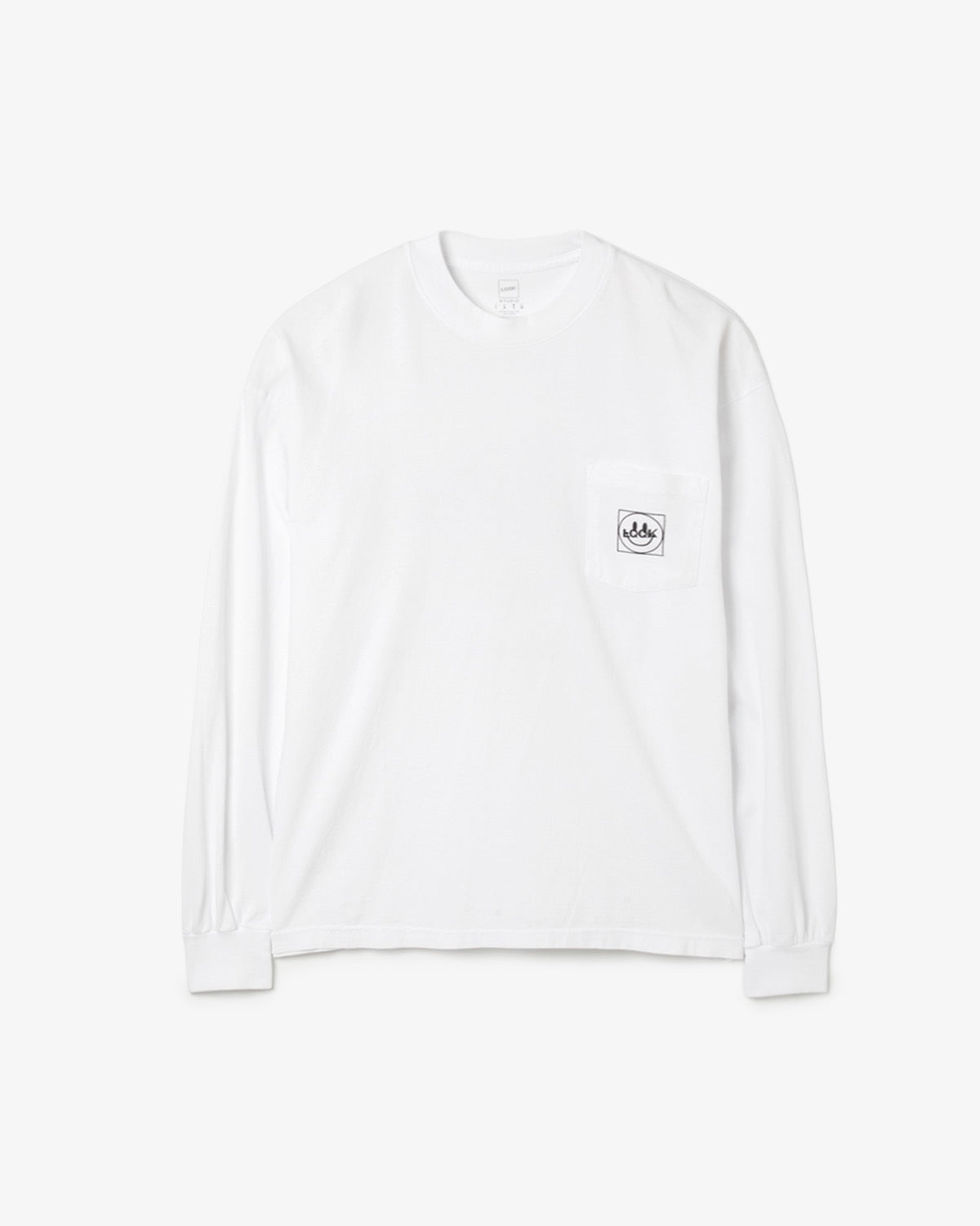 LQQK SMILEY LOGO POCKET TEE