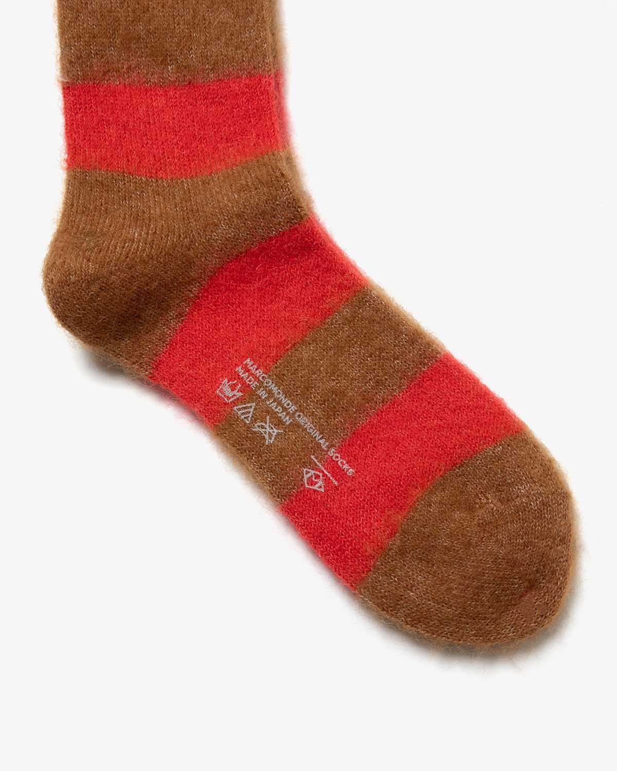 MOHAIR BORDER SOCKS