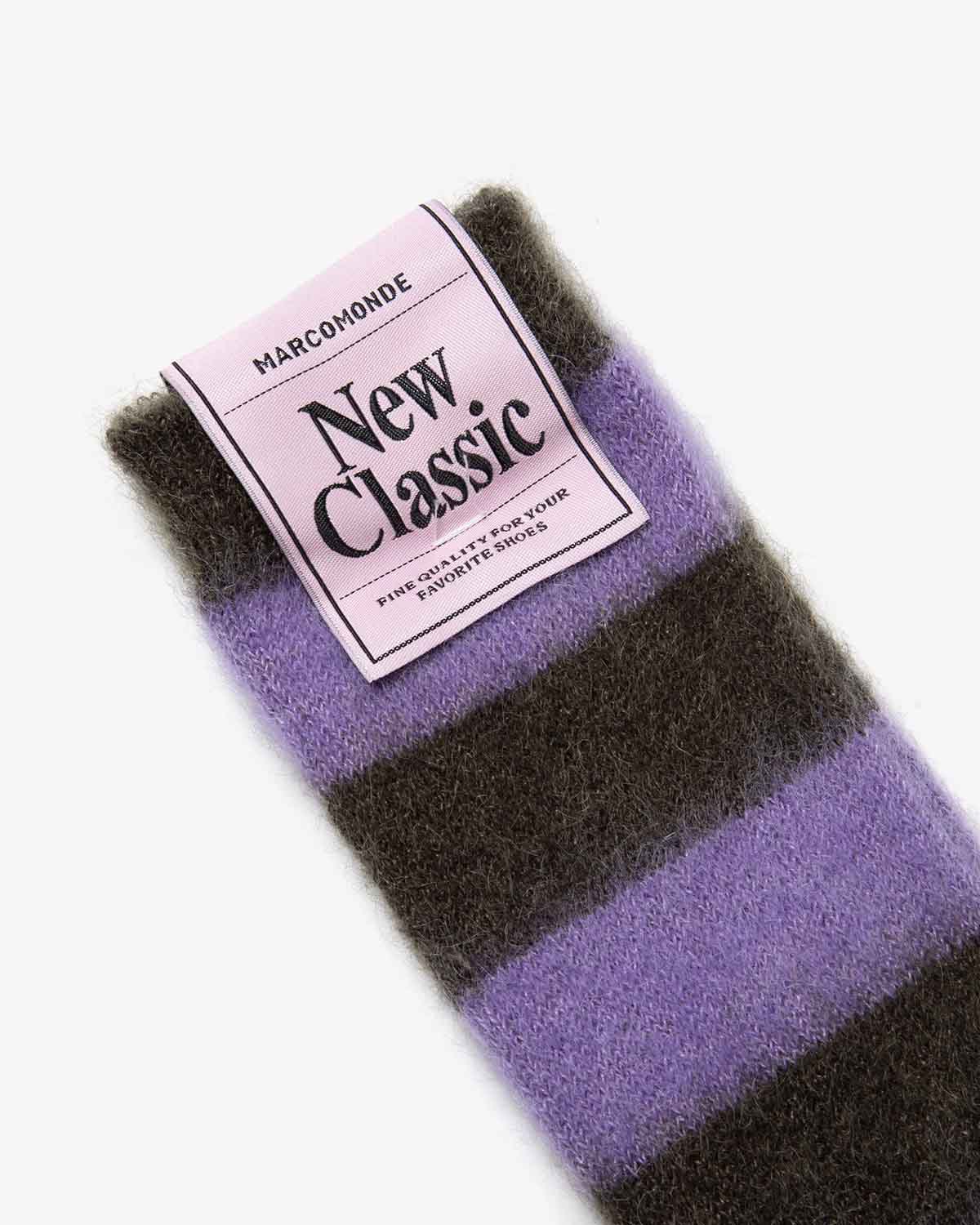 MOHAIR BORDER SOCKS
