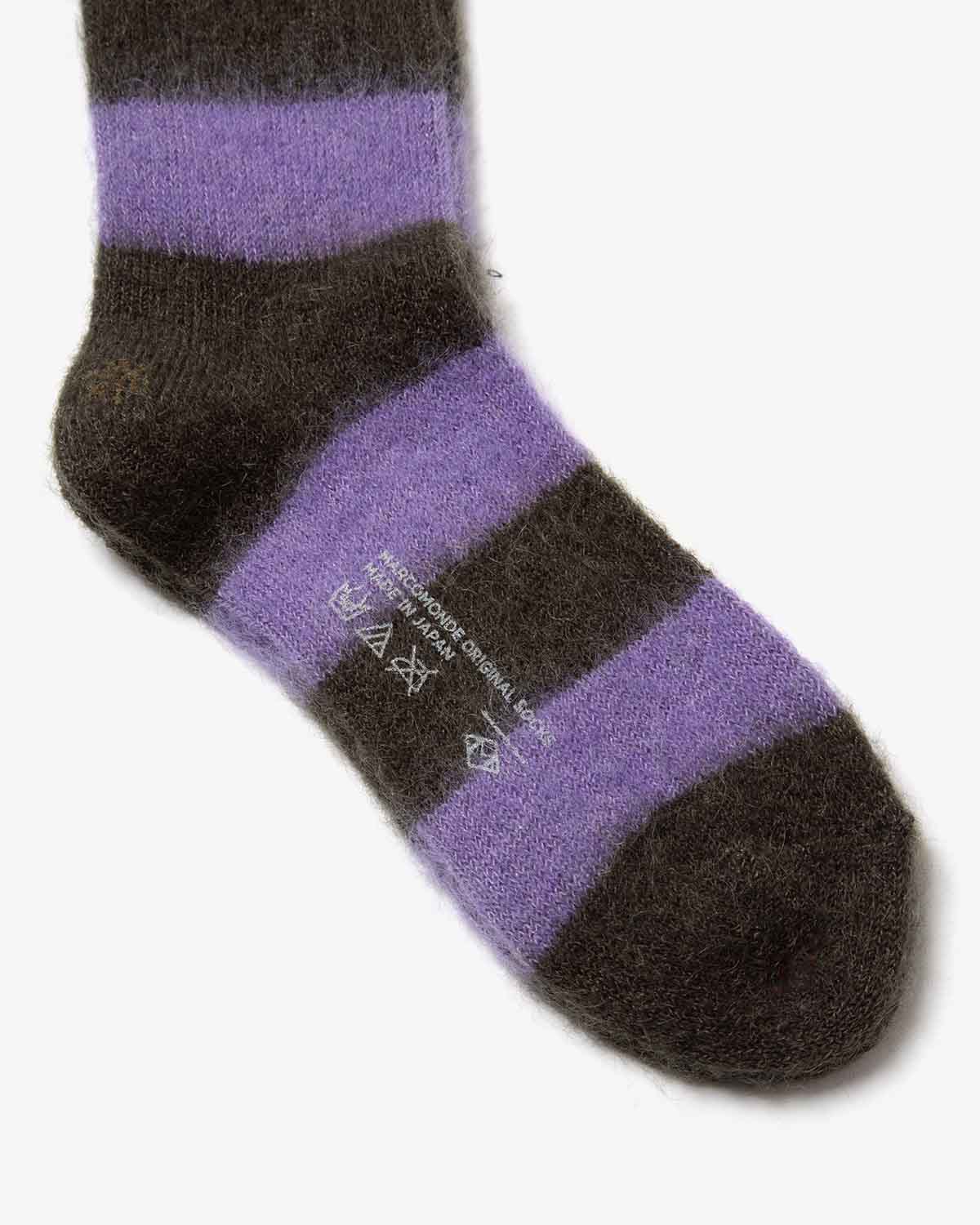 MOHAIR BORDER SOCKS