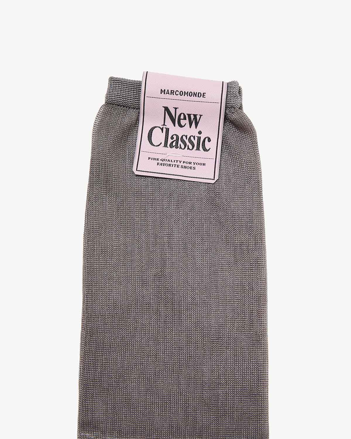 SHEER RIBBED HIGH SOCKS