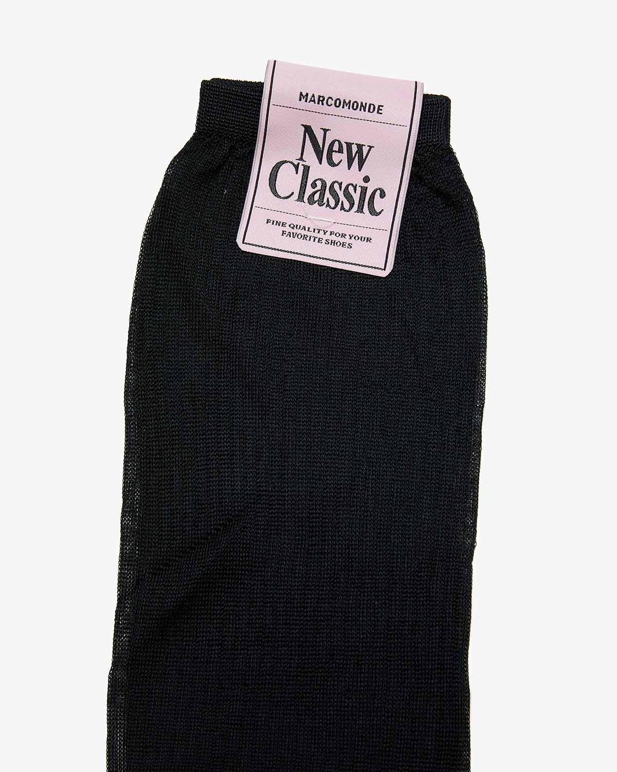 SHEER RIBBED HIGH SOCKS