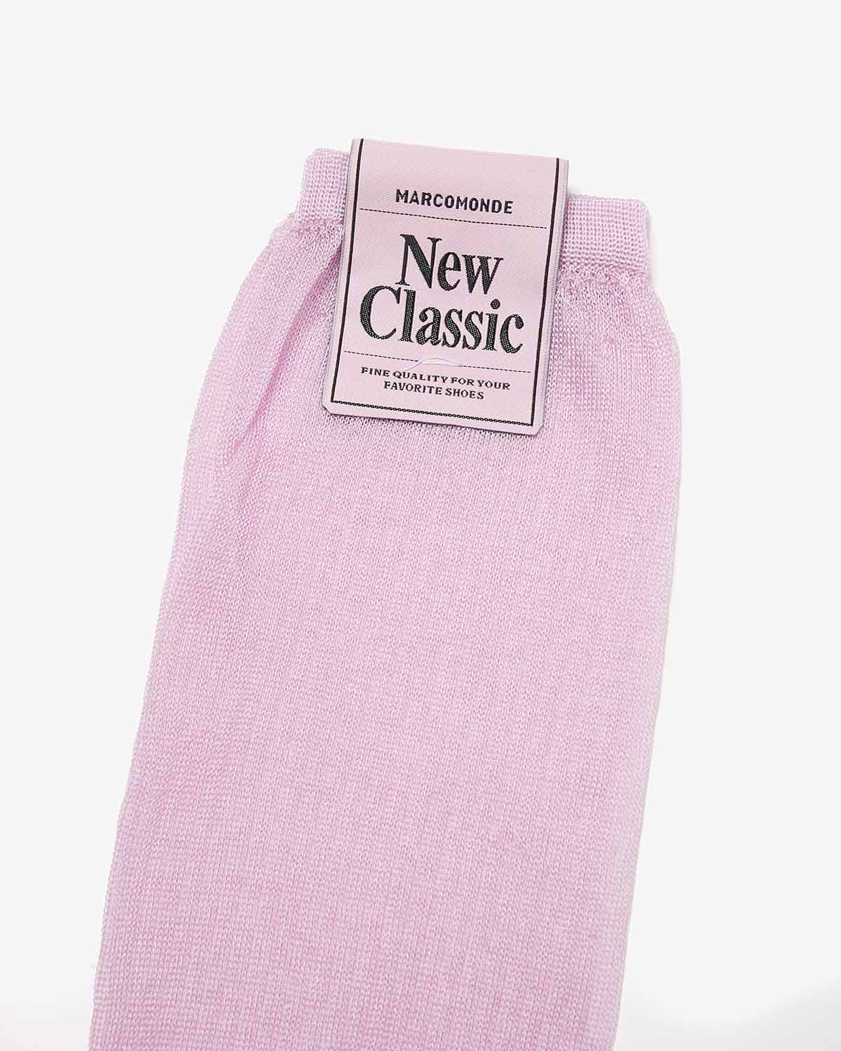 SHEER RIBBED HIGH SOCKS