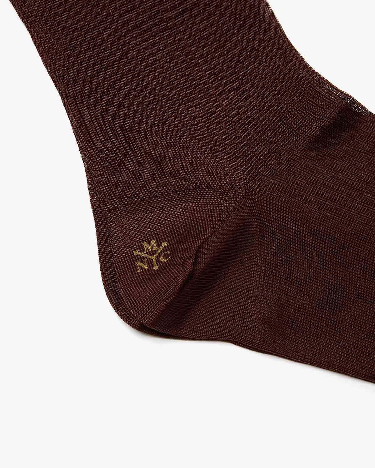 SHEER RIBBED HIGH SOCKS