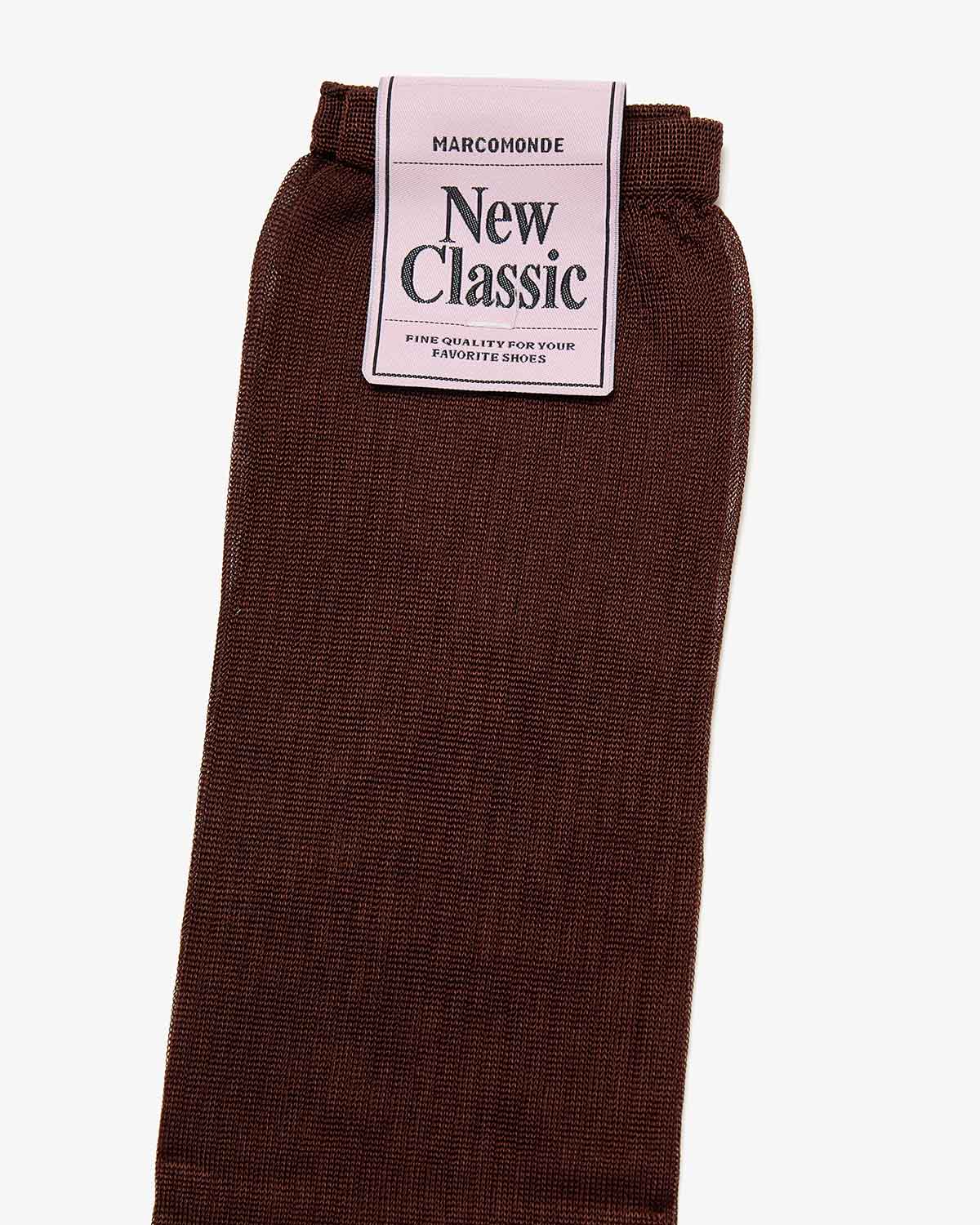 SHEER RIBBED HIGH SOCKS